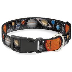 Plastic Clip Collar - Solar System Sun/Planets/Stars