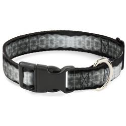 Plastic Clip Collar - Spinal X-Ray Black/White