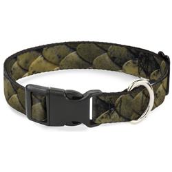 Plastic Clip Collar - Snake Skin CLOSE-UP