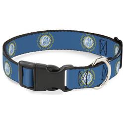 Plastic Clip Collar - South Dakota Flags