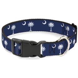 Plastic Clip Collar - South Carolina Flags