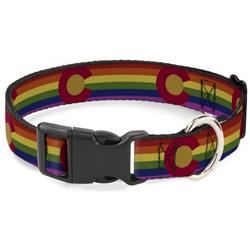 Plastic Clip Collar - Colorado Flags2 Pride Vintage
