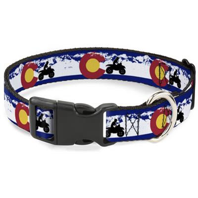 Plastic Clip Collar - Colorado/ATV Rider/Mountains