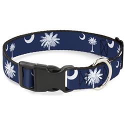 Plastic Clip Collar - South Carolina Flags Scattered