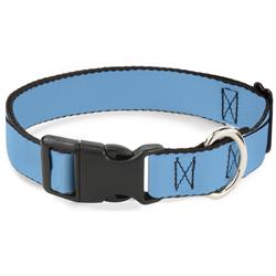 Plastic Clip Collar - Solid Water Blue