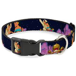 Plastic Clip Collar - Aladdin & Jasmine Magic Carpet Ride Scenes