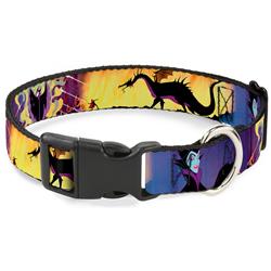 Plastic Clip Collar - Maleficent Poses