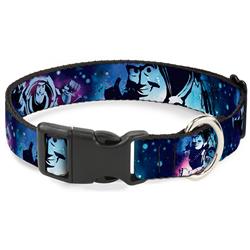 Plastic Clip Collar - Buzz Lightyear Poses Galaxy Blues