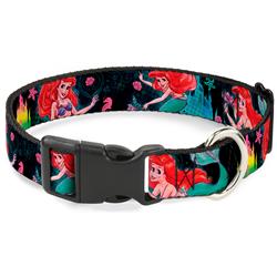 Plastic Clip Collar - Ariel Underwater Poses/Palace Silhouette