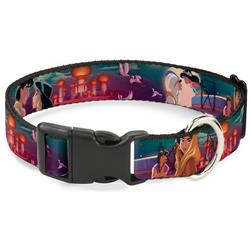 Plastic Clip Collar - Aladdin & Jasmine Scenes/Castle/Birds