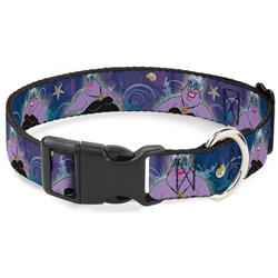 Plastic Clip Collar - Ursula 4-Poses/Shells/Ivy/Bubbles Purples/Blues
