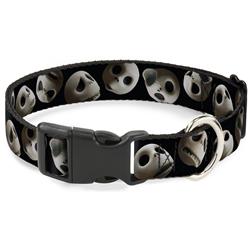 Plastic Clip Collar - Jack 10-Expressions Staggered Black