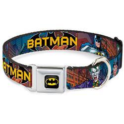 Batman Black/Yellow Seatbelt Buckle Collar - BATMAN & Villains2/Cityscape
