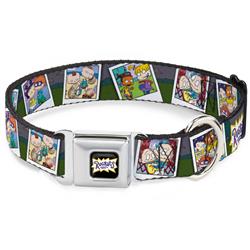RUGRATS Logo Full Color Seatbelt Buckle Collar - RUGRATS Character Snapshots