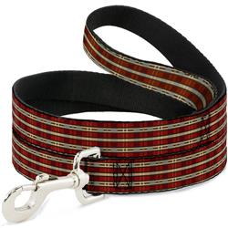 Dog Leash - Americana Plaid2
