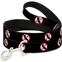 Dog Leash - Anti-California Logo Black/Red/White
