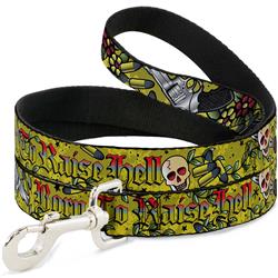 Dog Leash - Born to Raise Hell Yellow