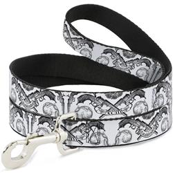 Dog Leash - Buckle-Down Est. 93 White