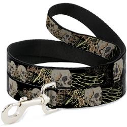 Dog Leash - Buckle-Down Die Hard Skull 01