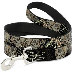 Dog Leash - Buckle-Down Die Hard Skull 02
