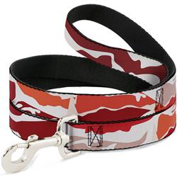 Dog Leash - Bacon CLOSE-UP