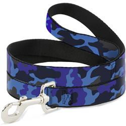 Dog Leash - Camo Blue