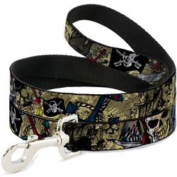 Dog Leash - Dead Men Tell No Tales CLOSE-UP Tan