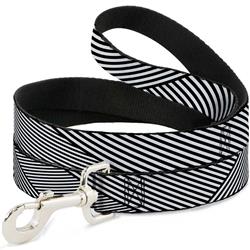 Dog Leash - Eighties 7 Black/White