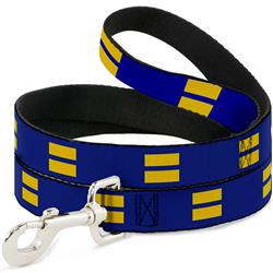 Dog Leash - Flag Equality Blue/Yellow