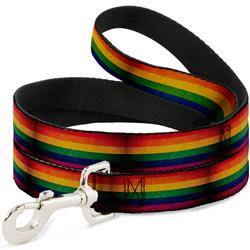 Dog Leash - Flag Pride Distressed Rainbow