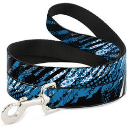 Dog Leash - Grunge Tread Blue