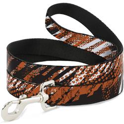 Dog Leash - Grunge Tread Orange