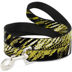 Dog Leash - Grunge Tread Yellow