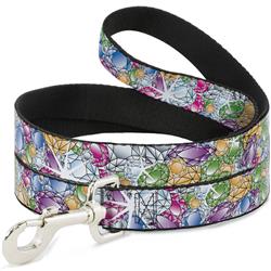 Dog Leash - Gems Stacked Multi Color