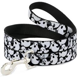 Dog Leash - Ghosts Scattered Black/White