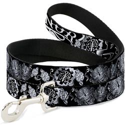 Dog Leash - Honor Black/White