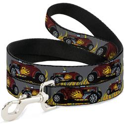 Dog Leash - Hot Rod w/Flames