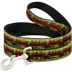 Dog Leash - Hamburger Vivid