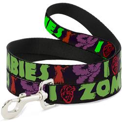 Dog Leash - I "Heart" Zombies