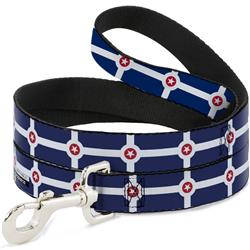 Dog Leash - Indianapolis Flag Navy Blue/White/Red