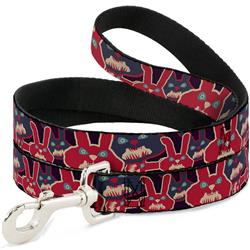 Dog Leash - Kaleidoscope Balls White/Black