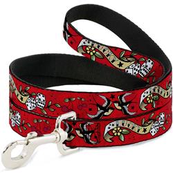 Dog Leash - Lucky Red