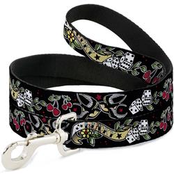 Dog Leash - Lucky Black