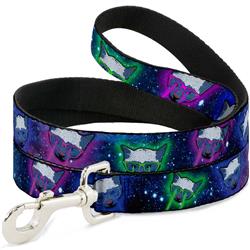 Dog Leash - Laser Eye Cats in Space