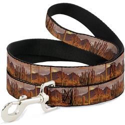 Dog Leash - Landscape Desert Cacti