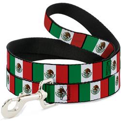 Dog Leash - Mexico Flags