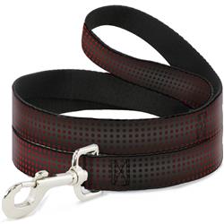 Dog Leash - Micro Polka Dots Transitions Black/Red