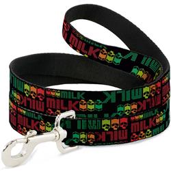 Dog Leash - MILK/Cartoons Black/Multi Color
