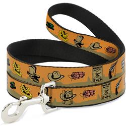Dog Leash - Old Western Multi Color