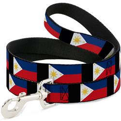 Dog Leash - Philippines Flags
